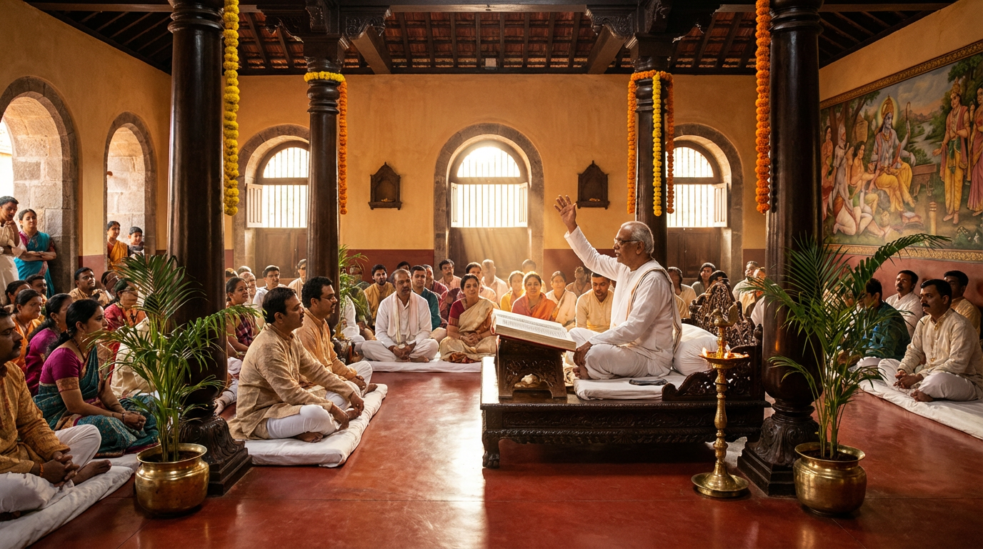 Ram Katha recitation from the Vyasa Peeth